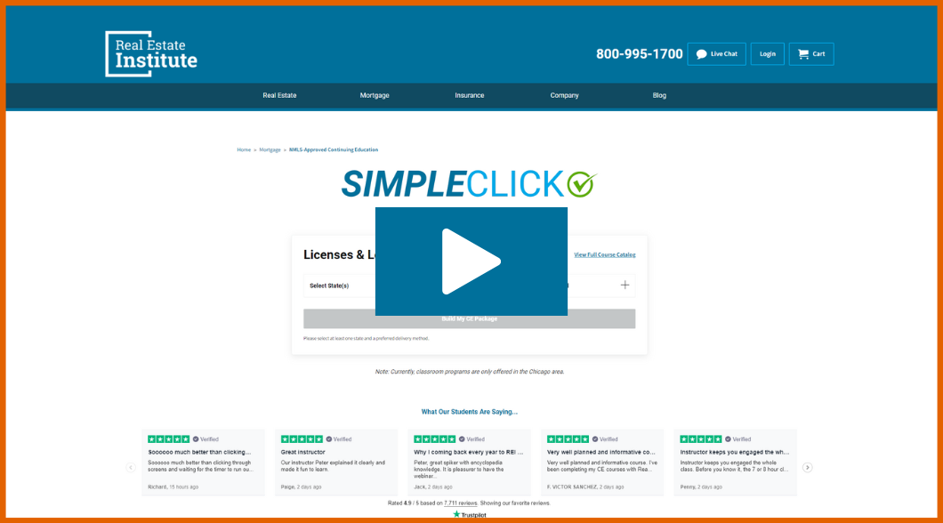 Mortgage CE - SimpleClick